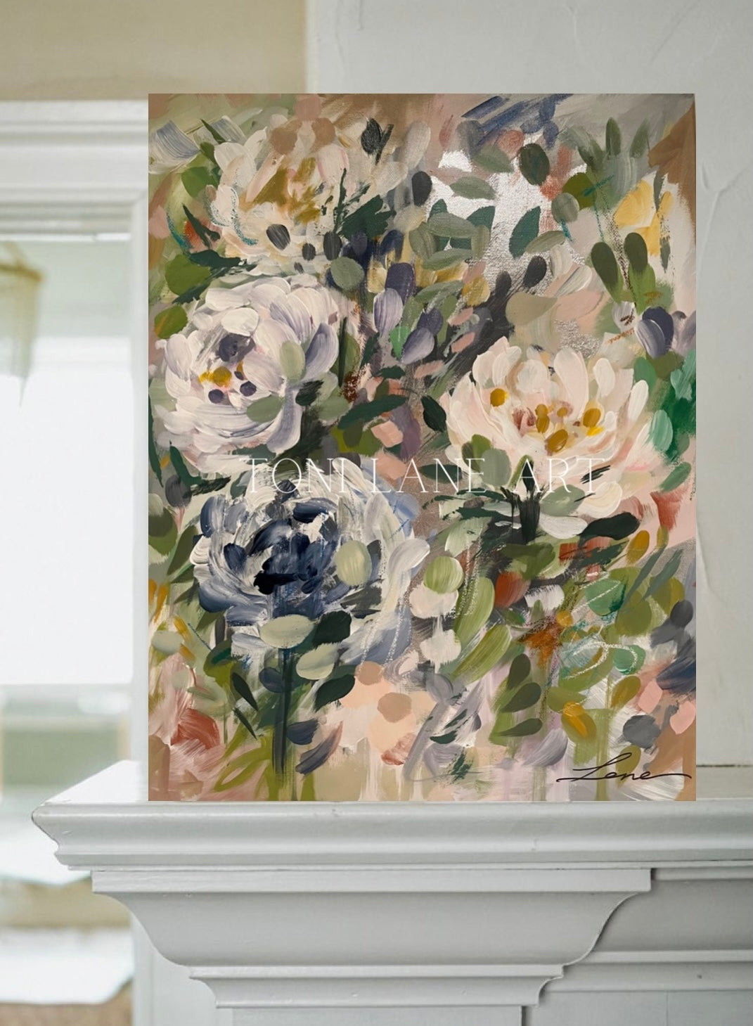 "Petals" Velvet cushion