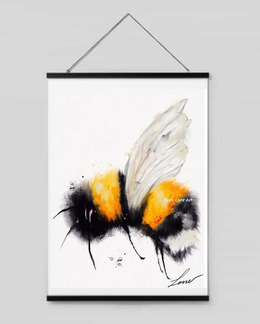 “Just bee” art print.