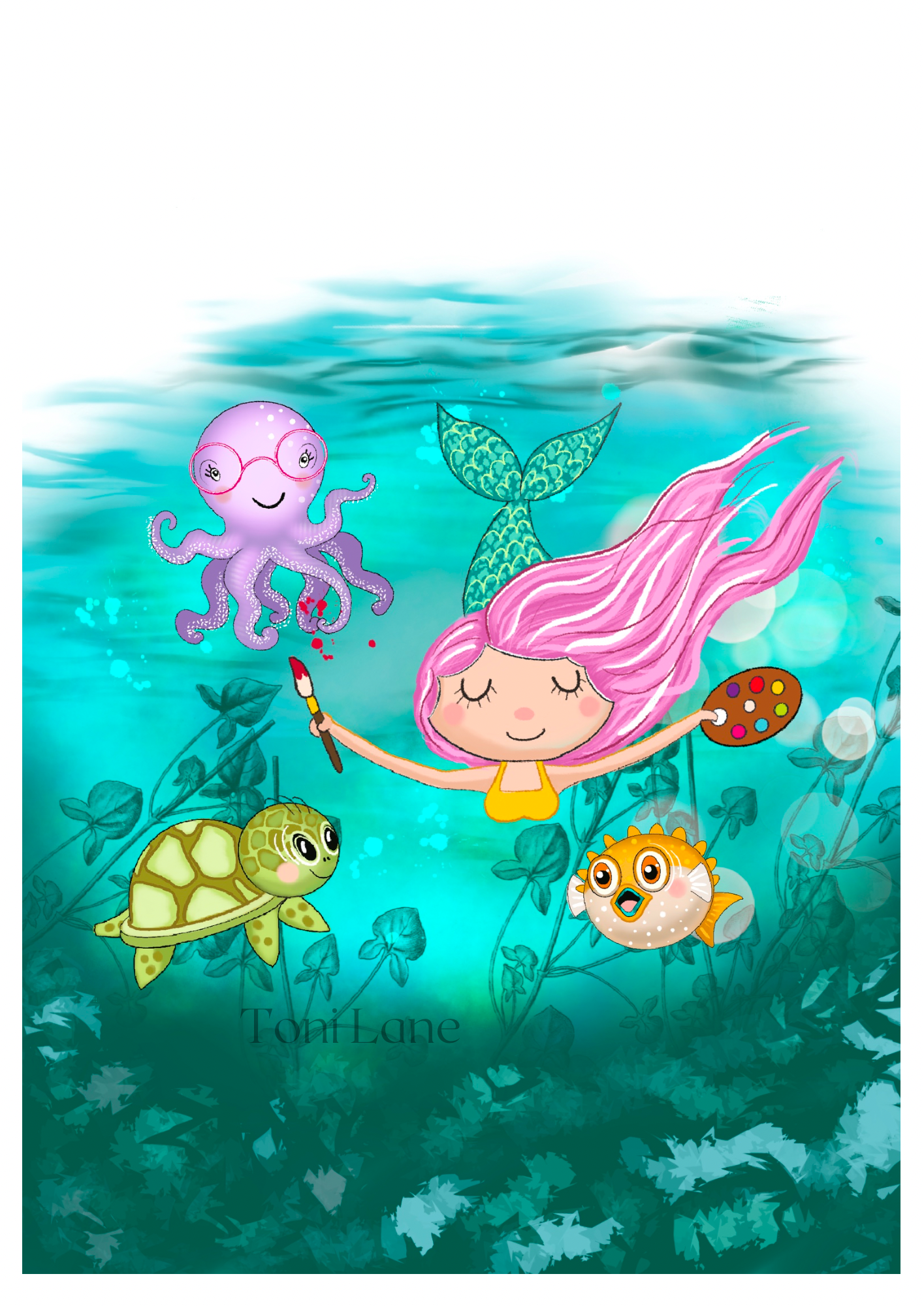 "Water colour friends"