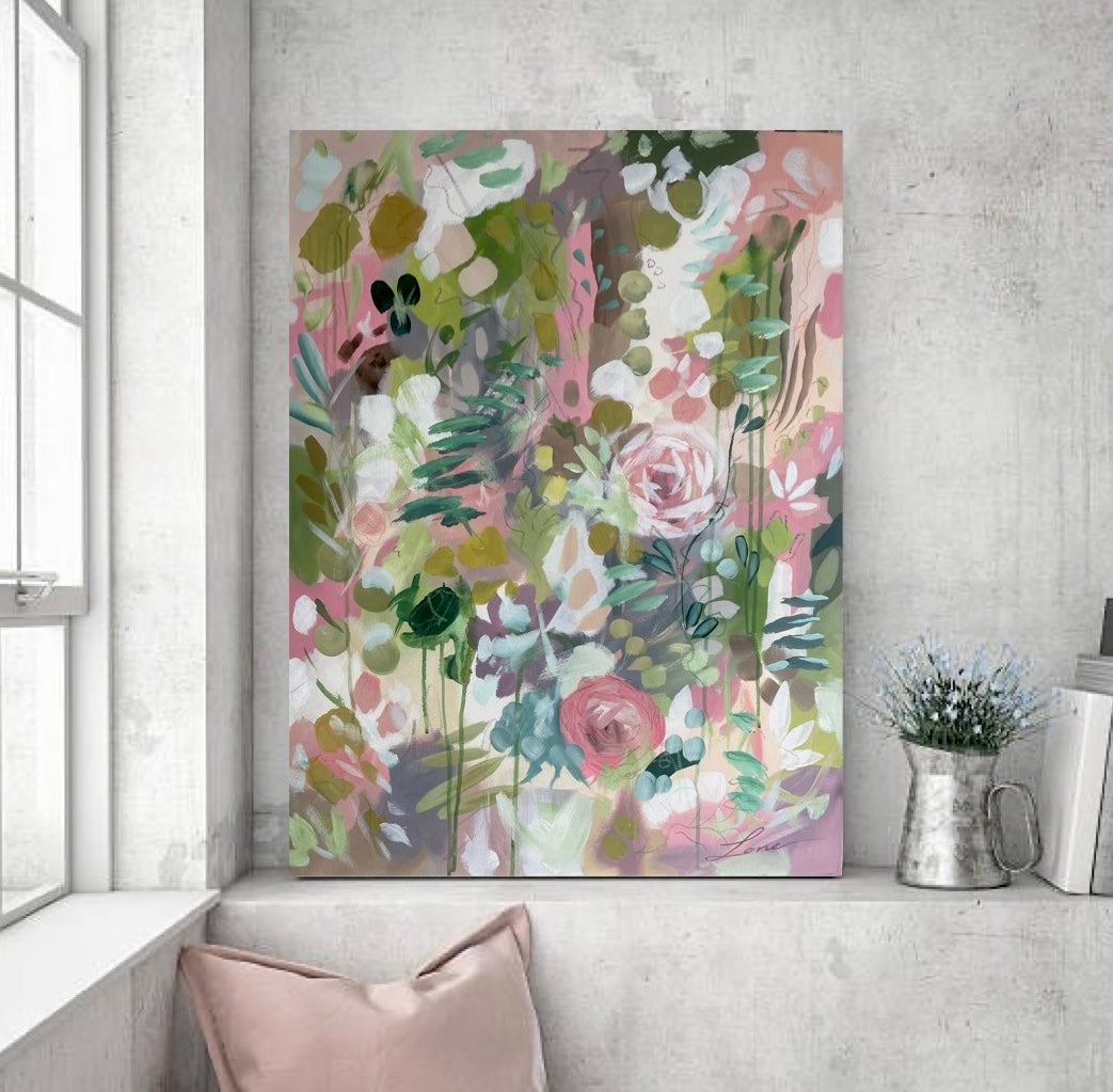"Midsummer" Original painting on canvas.