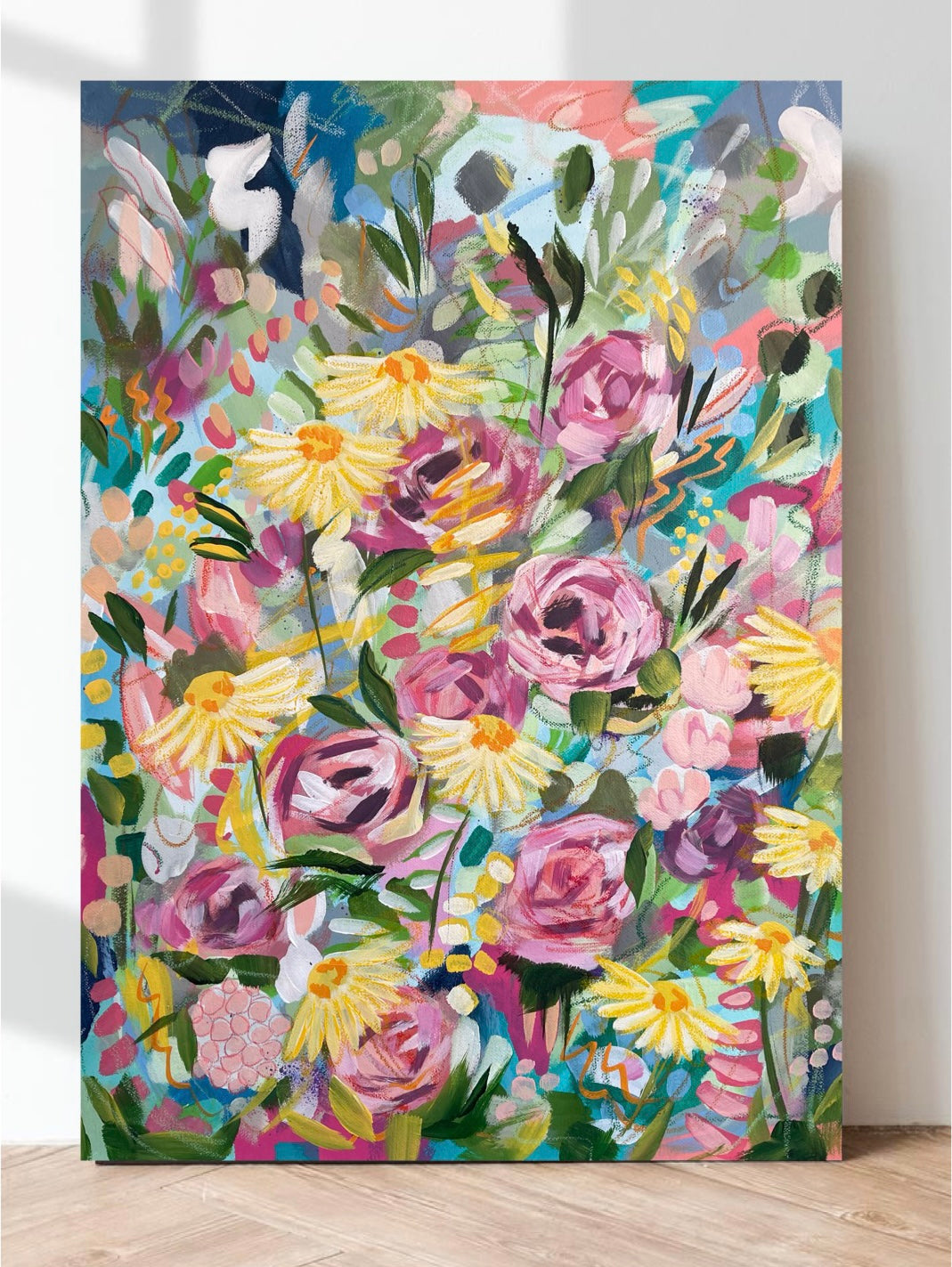 "Sunshine" Original painting on canvas.