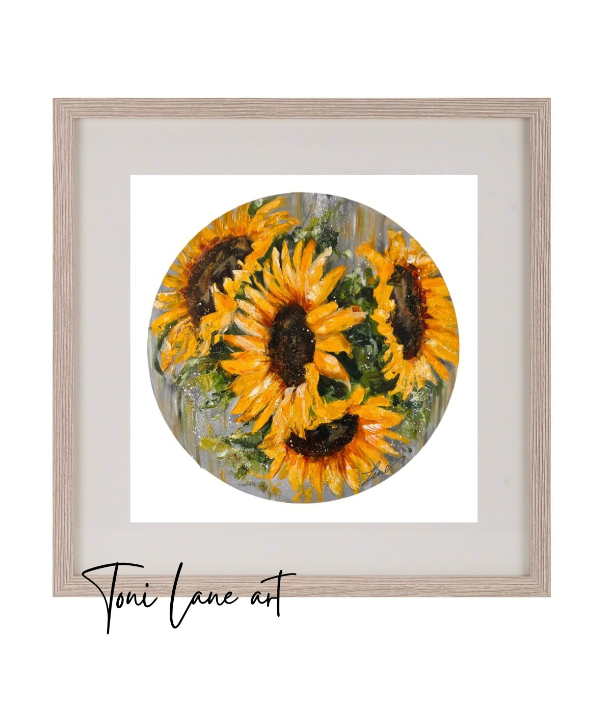 "Sun Flower" Limited edition Framed Sunflower print.