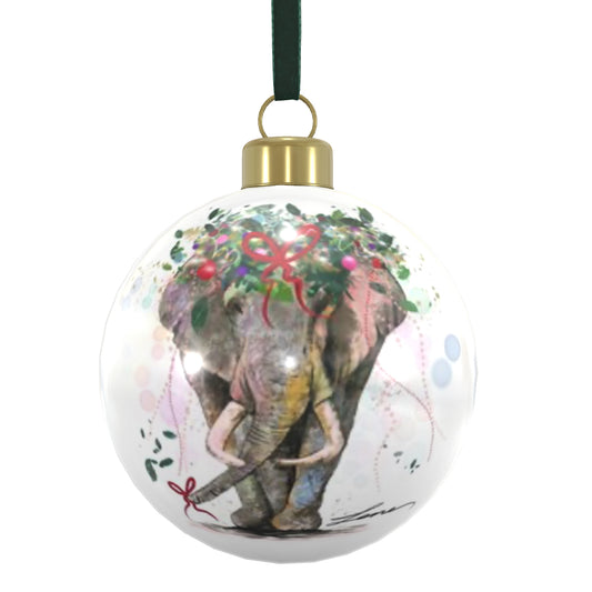 “Party Animal" Bone china bauble