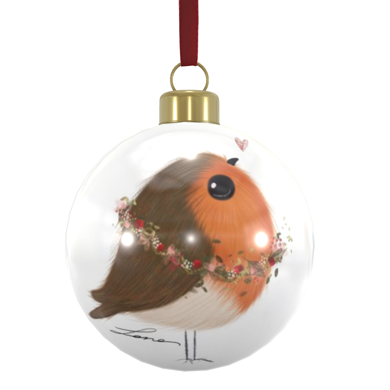 “Seasons Tweetings” Bone china bauble