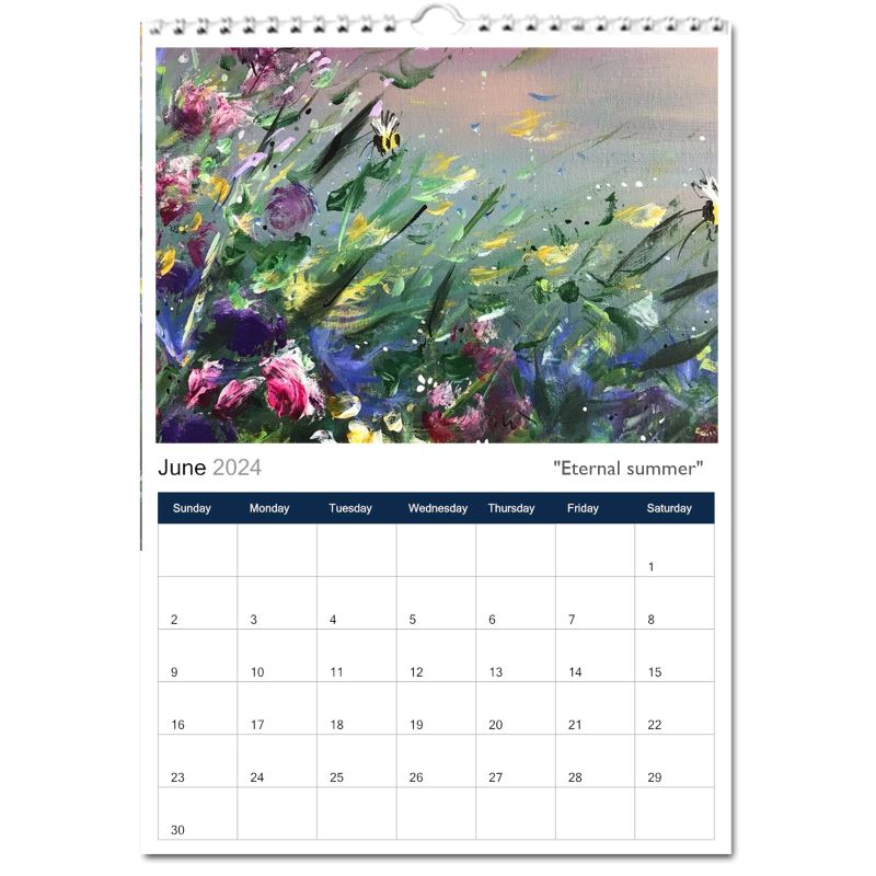 “Wild Earth”"2024 Calendar by Toni Lane.