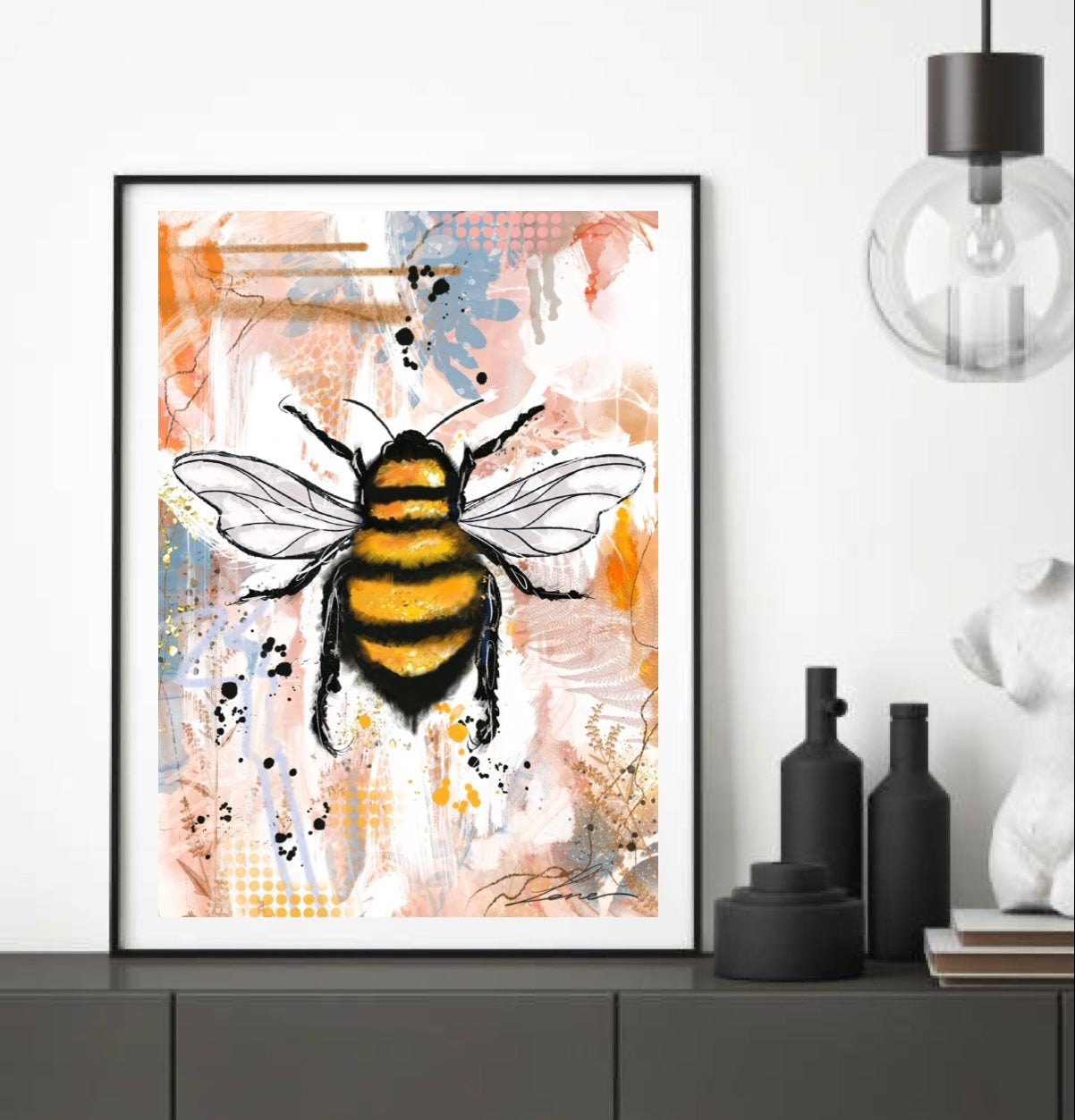 Bee you high quality honey painting