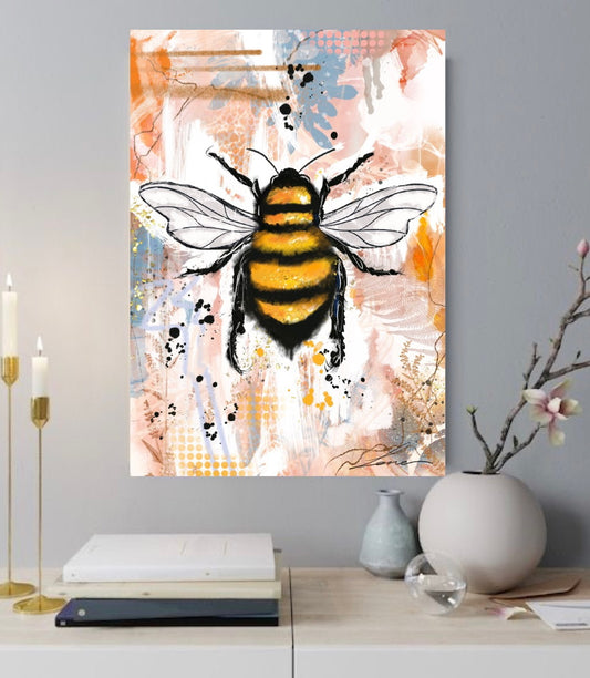 “Sweet Nectar” Honey Bee canvas