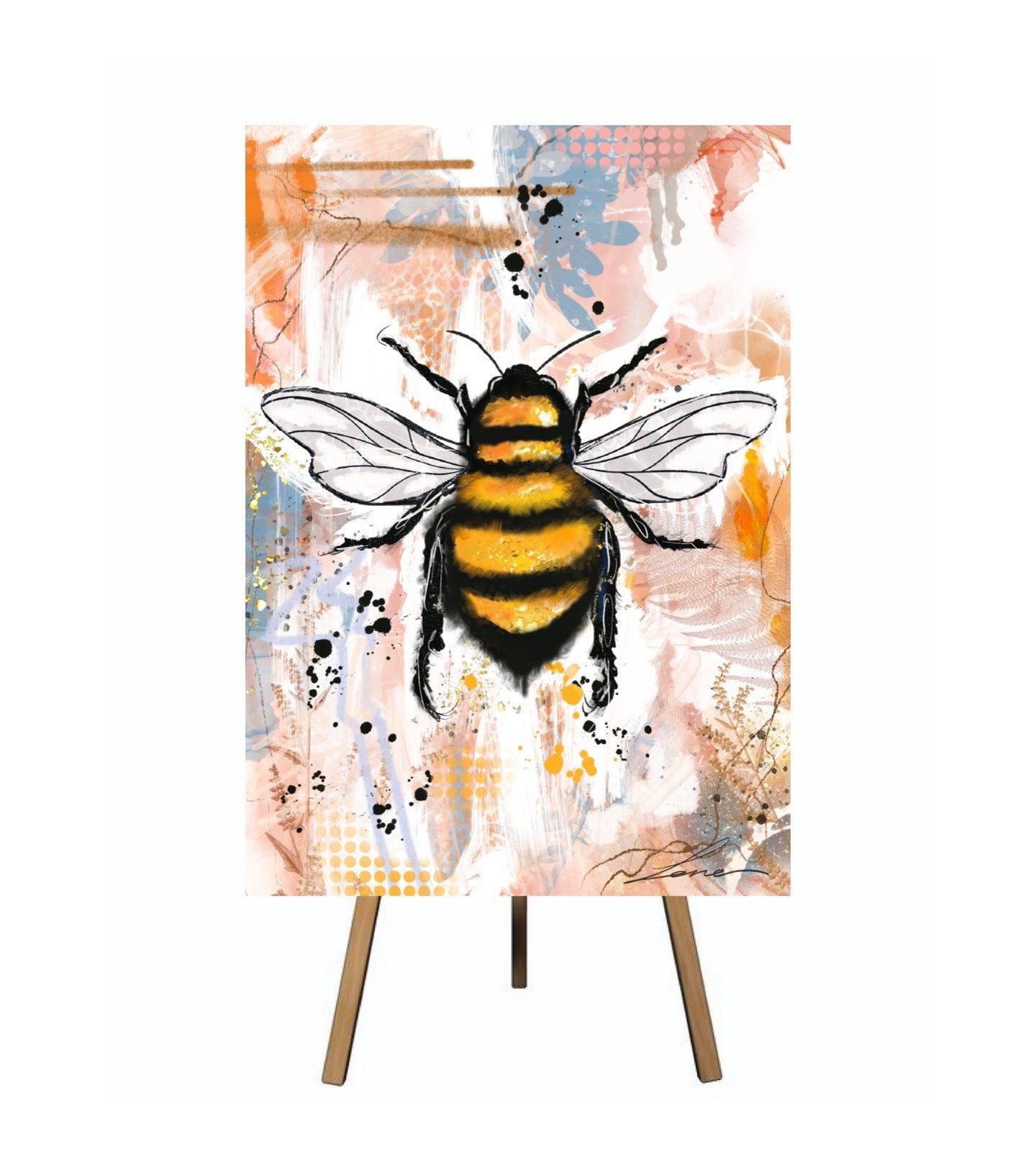 “Sweet Nectar” Honey Bee canvas