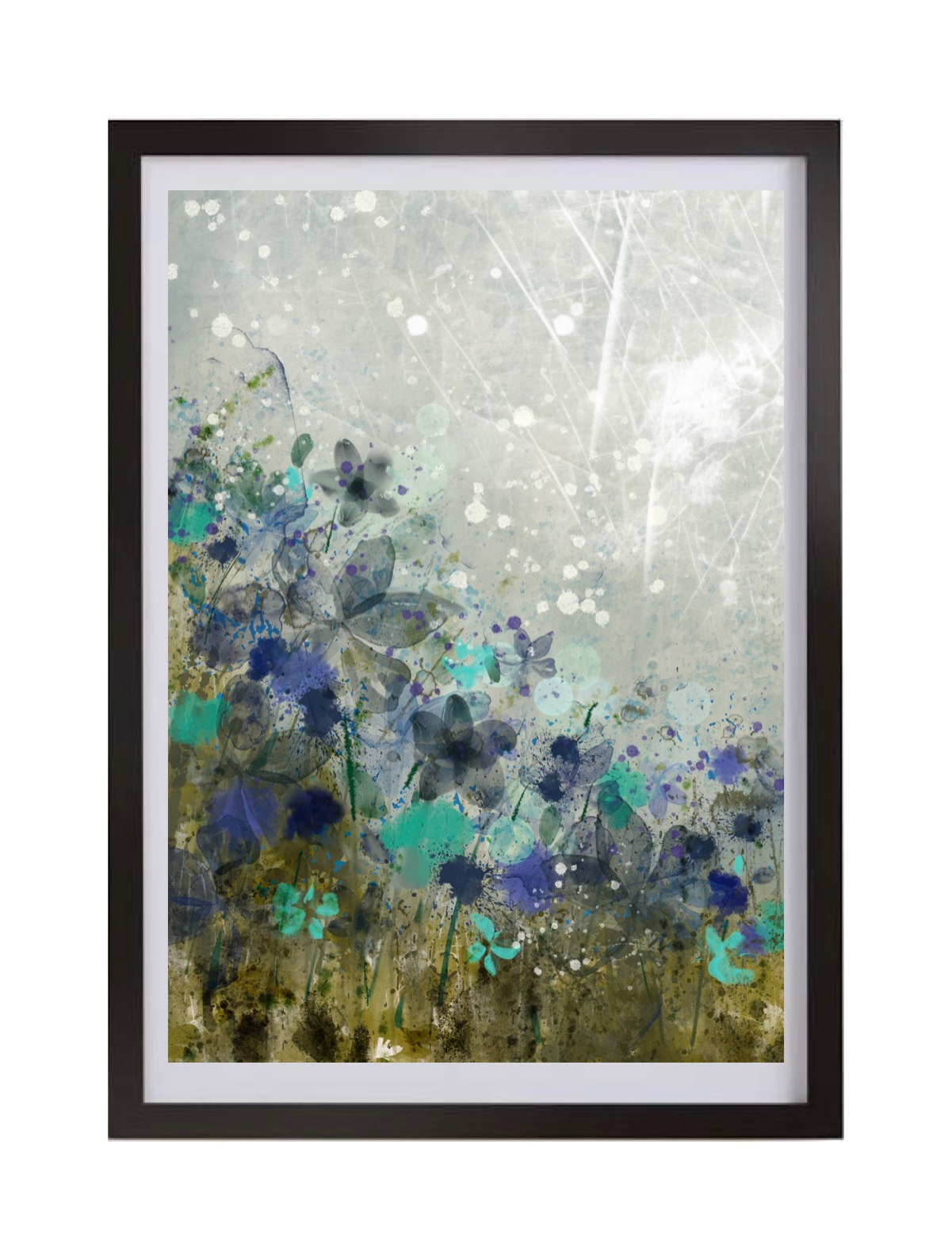 "Water meadow" Set of two abstract florals