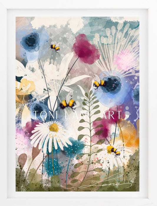 "Flowering" art print.