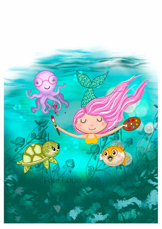 "Water colour friends"