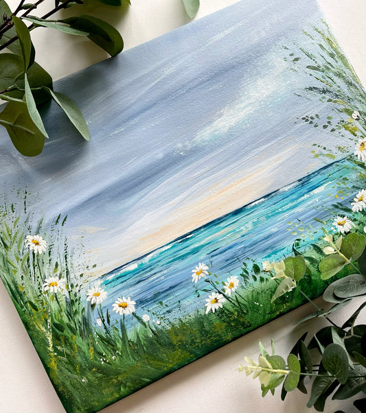 "Sunday" original painting on Canvas.