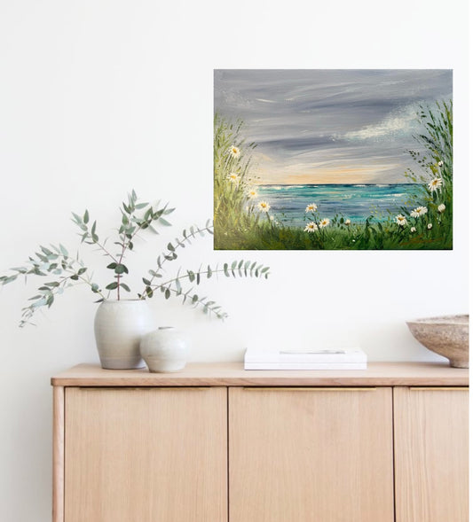 "Sunday" original painting on Canvas.