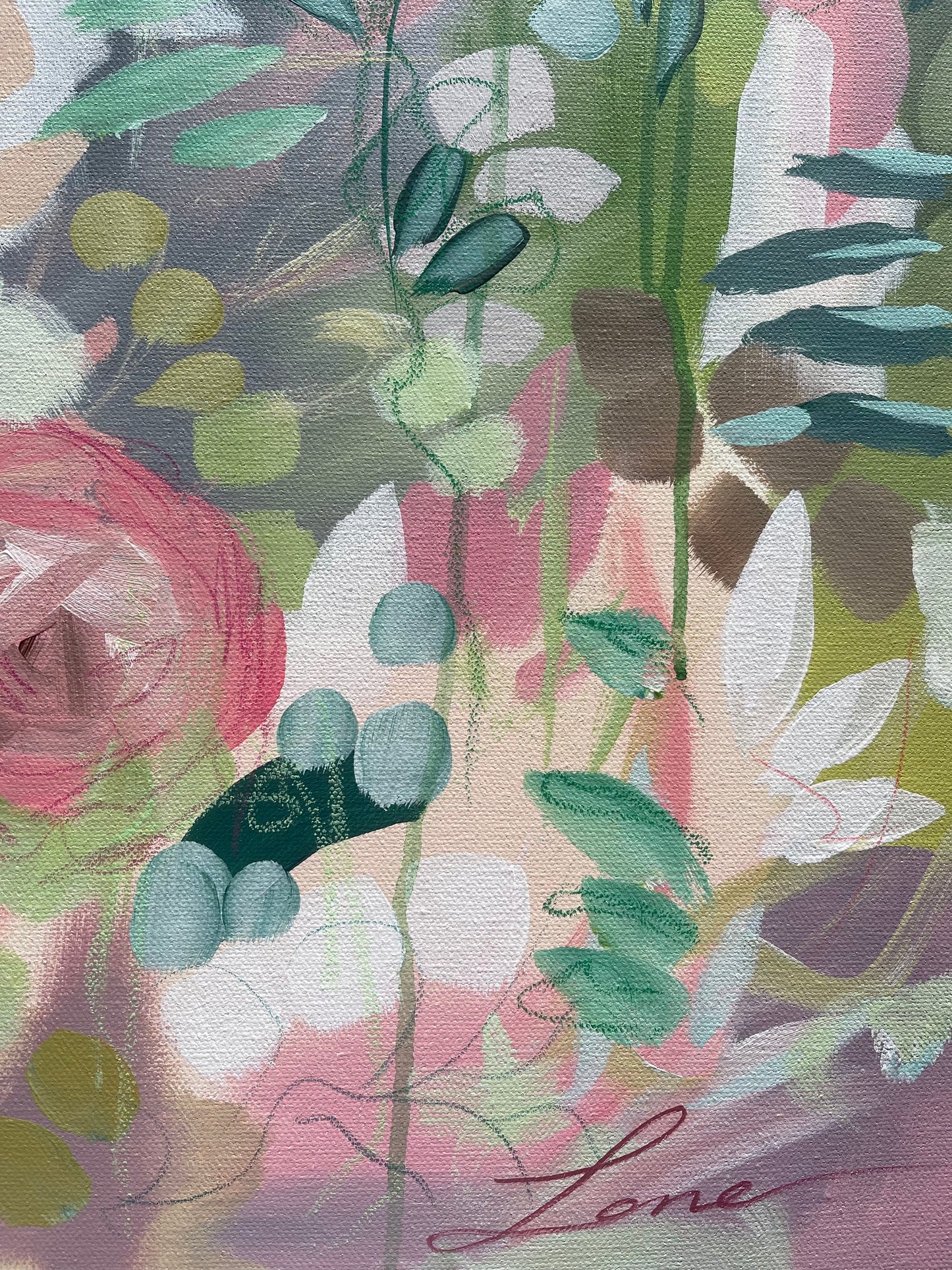 "Midsummer" Original painting on canvas.