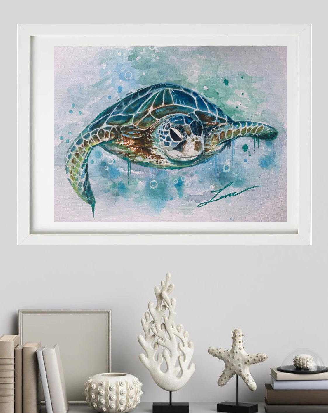 “Blue water” fine art print