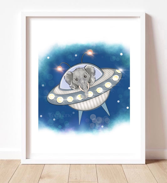 “Amani and the spaceship”