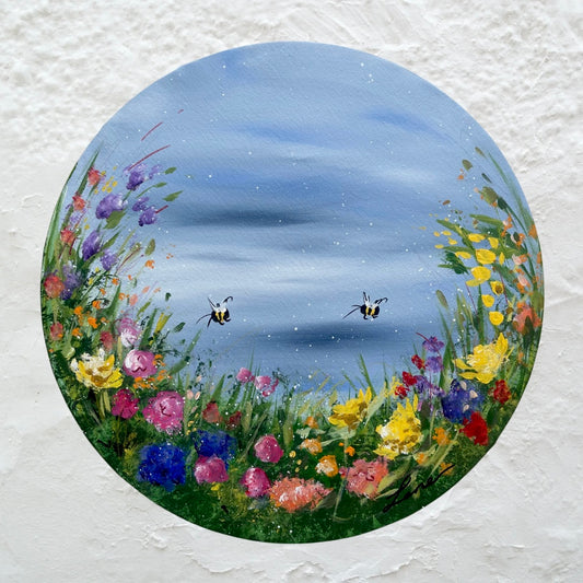 “Better together” original painting on canvas.