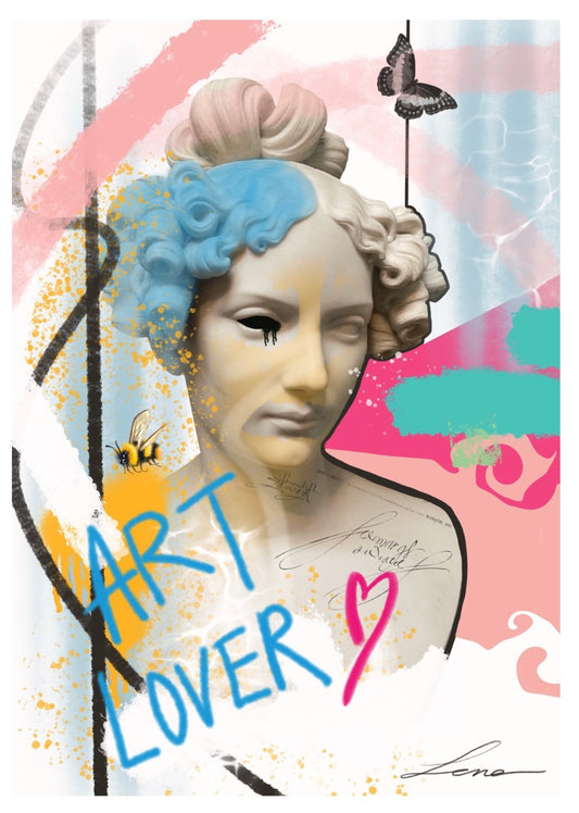 “Art Lover” pop art print.