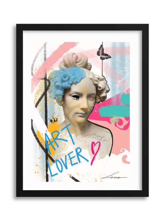 “Art Lover” pop art print.